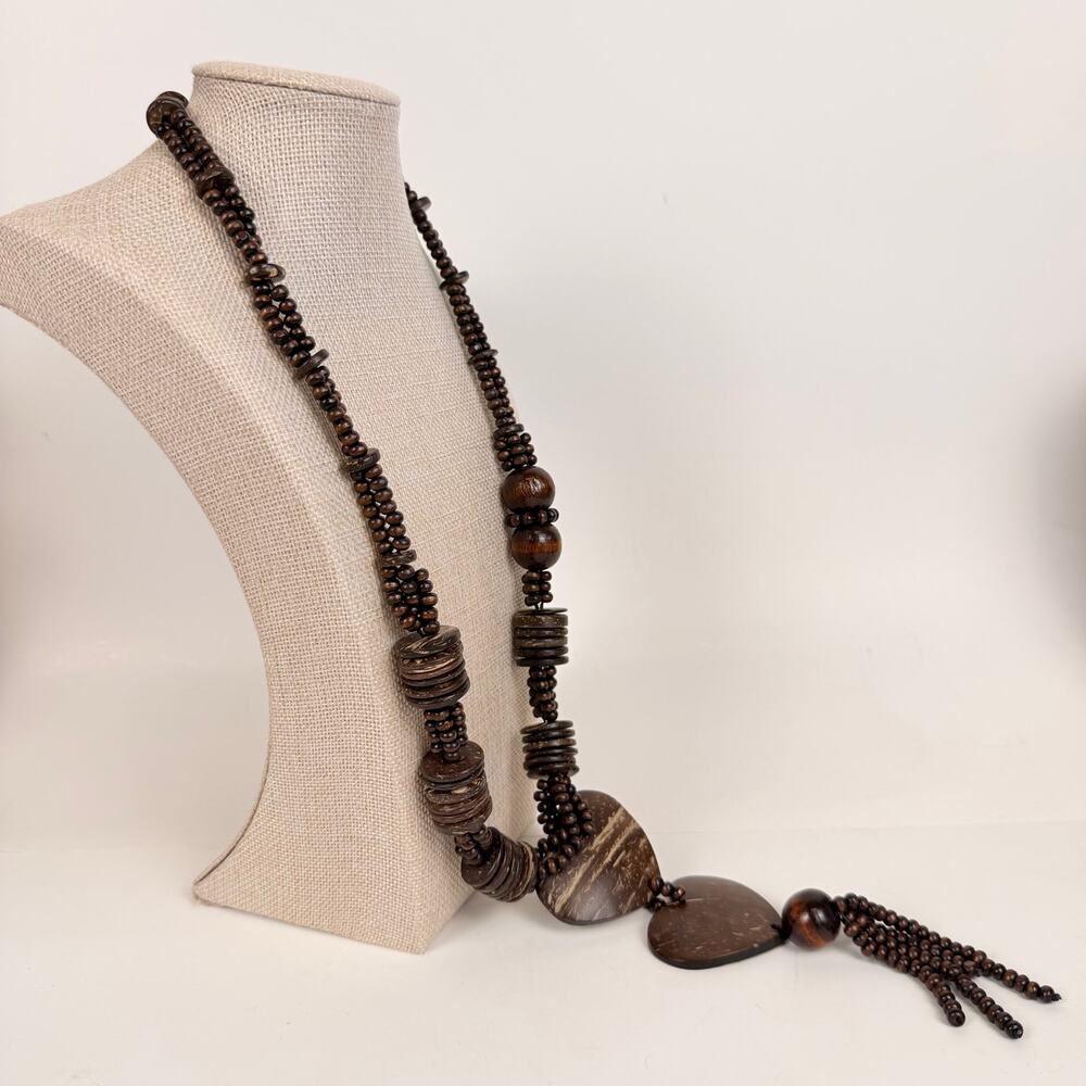 Wooden Statement Necklace